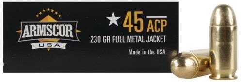 45 ACP 50 Rounds Ammunition Armscor Precision Inc 230 Grain Full Metal Jacket